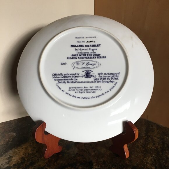 2/40 Gone With the Wind Golden Anniversary 'Melanie and Ashley' Howard Rogers - Picture 4 of 9